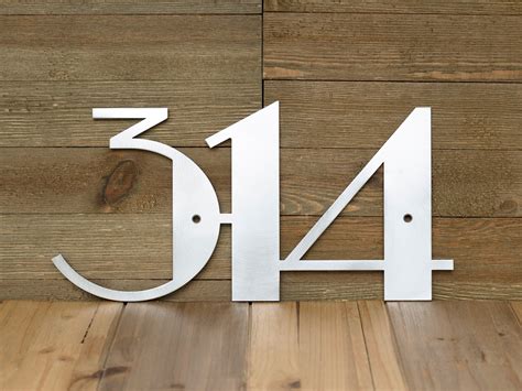 6 inch metal house letters|4 solid brass house numbers.